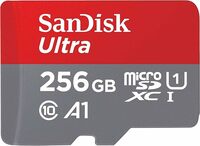 SanDisk Ultra 256GB microSDXC UHS-I, 150MB/s R, Memory Card, 10 Y Warranty