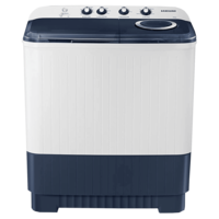 SAMSUNG 9.5 kg 5 Star Semi Automatic Washing Machine with Magic Filter (WT95A4200LL/TL, Light Grey/Royal Blue)