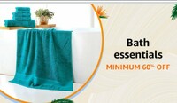 Amazon Bath Essentials Upto Min 60% Off + Bank offers