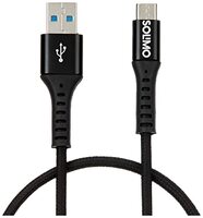 Fast Charging Braided Type C Data Cable [ 1 meter]- 6-month warranty