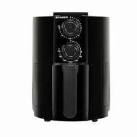 Faber 2L 1200W Air Fryer | Fry, Bake, Roast & Grill | 85% Less Oil, 360° Rapid Air Cooking | 30-Min Timer, Auto Off, Overheat Protection | Non-Stick Pan, Non-Slip Feet, Cord Storage | (Black DLX)
