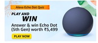 Amazon Alexa Echo Dot Quiz Answers: Win Echo Dot 5th Gen new quiz latest