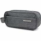 Wooum Pen Pencil Marker Stationary School Supplies Organizer Bag Case Pouch Holder for Student and Professional - Tgrey