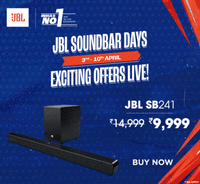 JBL Sound Bar Days (3-10 Apr) - Up to 50% Off