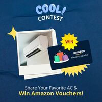 Cool Contest : Share Your Favorite AC & Win Amazon Vouchers!