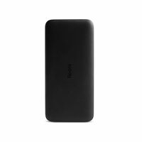 Redmi 20000mAh Li-Polymer Power Bank, USB Type C and Micro USB Ports, 18W Fast Charging, Low Power Mode, Black
