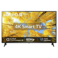 LG UQ7500 139 cm (55 inch) 4K Ultra HD LED WebOS TV with AI Brightness & 4K Upscaling