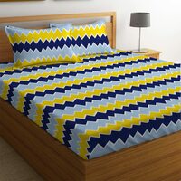 Double Bedsheet With 2 Pillow Covers Starts @189.