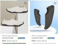 HRX by Hrithik Roshan Casuals For Men upto 82% off Starting  Rs. 449 @ Flipkart