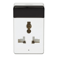 TATA POWER EZ HOME Google Home and Amazon Alexa Smart Plug for AC, TV, Set-Top (Auto Timer, GWF-SI01-IR, White)