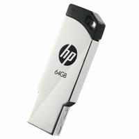 HP v236w USB 2.0 64GB Pen Drive, Metal, Silver