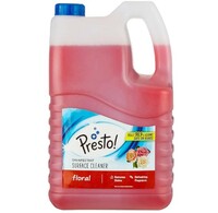 Limited-time deal: Amazon Brand - Presto! Disinfectant Surface/Floor Cleaner - 5 L (Floral)|Kills 99.9% Germs 