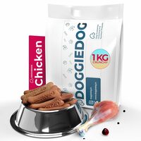 DOGGIE DOG Food Chicken Dog Treats, Dog Biscuits. Adult Dog Bone and Puppy Food. Drool Worthy Food Items, Puppy Sticks, Teething Sticks(Chicken - 1Kg Baked Treat)