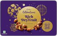 Cadbury Celebrations Rich Dry Fruit Collection Chocolate Gift Box, 177 Grams