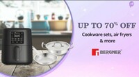 Upto 70% Off on Cookware Sets  Air fryers + Bank Offers