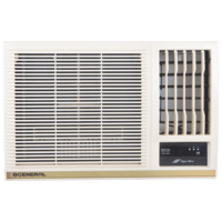 O GENERAL BBAA 1.2 Ton 3 Star Non Inverter Window AC (2023 Model, Copper Condenser, Dust Filter, AFGB14BBAA-B)