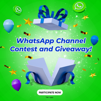 WhatsApp Channel Contest - Answer and Win Dimes or vouchers!