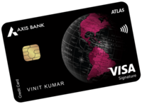 Apply for Axis Atlas Credit card - Get 5000 EDGE Miles as Welcome Benefits | Annual Fee 5K