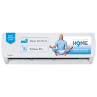 Midea Santis Pro Plus Deluxe 4 in 1 Convertible 1 Ton 3 Star Inverter Split AC with Auto Cleanser (Copper Condenser, MAI12SP3R33F0)