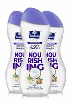 Parachute Set of 3 Nourishing Body Wash with Cocoa Butter - 250 ml Each