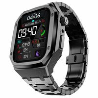 Fire-Boltt Elemento 1.95" Full IPS Touch Screen with a high Resolution Wireless Charging Rugged Casing Smartwatch
