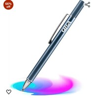 GIZGA Capacitive Stylus Pen for Smartphone/Tablet/iPad/Pro/Air/iPhone/iOS/Android/All Touch Screens Devices| Fine Point Disc Tip, Lightweight Aluminum Body Magnetic Cap Drawing Writing (Grey