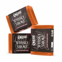 Beardo Whisky Smoke Perfumed Luxury Soap for Men, 75g x 3