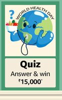 Amazon World Health Day Quiz (₹15,000)