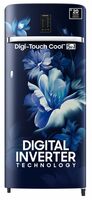 Samsung 215 L, 3 Star, Digi-Touch Cool with Display, Digital Inverter Direct-Cool Single Door Refrigerator (RR23D2E23UZ/HL, Midnight Blossom Blue, 2024 Model)