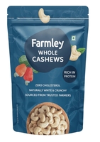 Farmley Whole Cashews Raw Kaju 500g