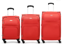 ARISTOCRAT Soft Body Set of 3 Luggage 4 Wheels - Trigon Set of 3