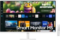 Samsung M5 27 inch Full HD VA Panel, Ultrawide Game View Smart Monitor (LS27CM501EWXXL)