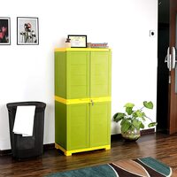 Cello Novelty Big Plastic Cupboard with 3 shelves (Apply ₹200 coupon)