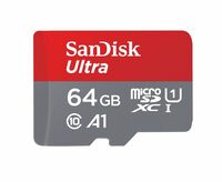 SanDisk Ultra 64GB microSDXC UHS-I, 140MB/s R, Memory Card, 10 Y Warranty