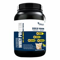 Whey Protein Vanilla Flavour 1kg with Added BCAA (Sugar Free) [Apply 50% off coupon]
