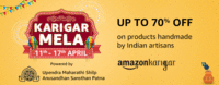 Amazon Karigar Mela - Up to 70% Off + Extra Coupon on Selected Items