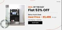 Pepperfry Deal of the Day: Betsu Hutch Desk in Cappuccino Finish