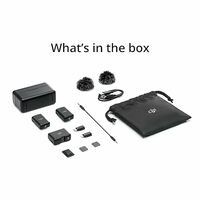 DJI Mic - Wireless Microphone System for Smartphones, Cameras, Laptops, Compact and Portable Wireless Mic Lavalier with Dual-Channel Recording, 250 Meter Transmission Range, 15-Hour Battery Life