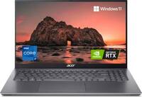 Acer Swift X Intel Core i7 11th Gen 11390H - (16 GB/1 TB SSD/Windows 11 Home/4 GB Graphics/NVIDIA GeForce RTX 3050Ti) 
