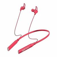 Amazon Basics in-Ear Bluetooth 5.0 Wireless Neckband with Mic, Up to 13 Hours Playback Time, Magnetic Earbuds, Noise Cancellation, Voice Assistant, Dual Pairing and IPX5 Rated