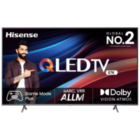 Hisense E7K 139 cm (55 inch) QLED 4K Ultra HD VIDAA TV with Dolby Vision and Dolby Atmos (2023 model)