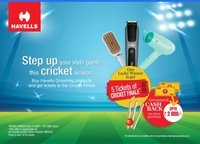 Havells IPL Contest- cashback upto Rs2000 on product purchase 