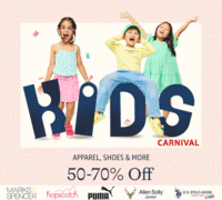 Amazon Kids Carnival 50-70% On Apparel, Shoes & More