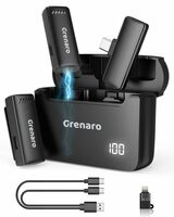 GRENARO S13 Wireless Microphone (Dual Universal) [Apply ₹300 Off Coupon]