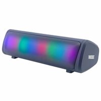 ZEBRONICS Knock Out Portable Bluetooth v5.3 Speaker with 10W Output, RGB LED Lights, TWS Function, up to 10h* Backup, USB, mSD, Passive Radiator (Blue)