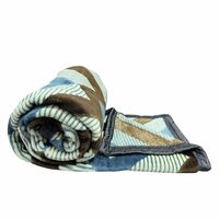 Status Contract Shital Blankets Single Bed Mink Blanket Single Ply for Extreme Winters Multicolor Circle Print Ultrasoft & Lightweight Blanket (Design 3, Single)