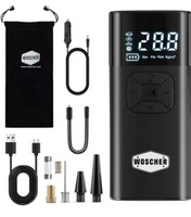 Woscher ‎i6 150 PSI Electric Tyre Portable Inflator Pump for Car & Bike