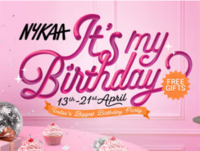  Nykaa Birthday Sale (13-21 April) : Upto 60% Off + Daily Bumper Giveaway