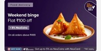 TataNeu - Flat 100 Off on Food Orders Mov of 499