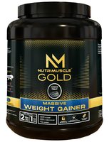 Nutrimuscle Massive GOLD Weight Gainer - 2.5 Lbs - 1.134 Kgs - Choco Treat